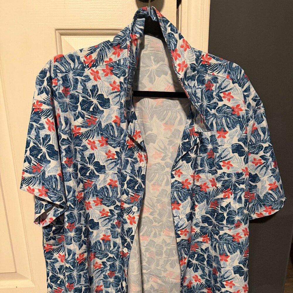 S/S BUTTON DOWN CAMP SHIRT
